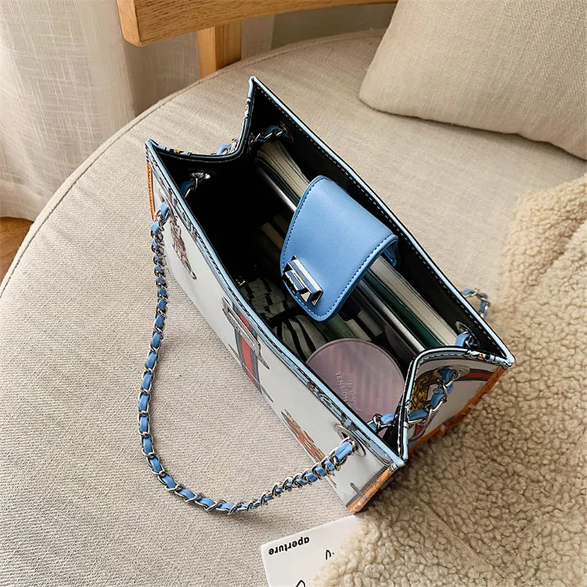 TOYOOSKY женская сумка 2020 новые напечатанные сумки на плечо модные большие