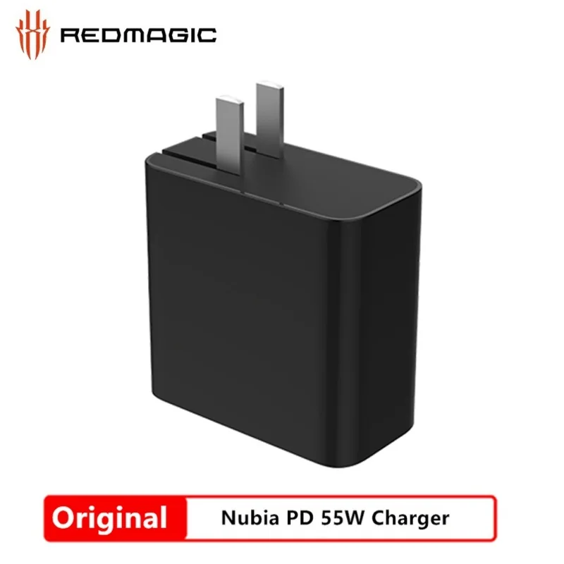 Оригинал Nubia 55 Вт PD Зарядное устройство ACC для рамка RedMagic 5G телефон Максимальная