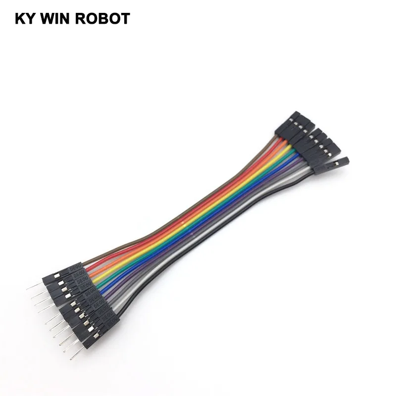 

10pcs dupont cable jumper wire dupont line male to female dupont line 10cm 2.54MM 1P for arduino DIY KIT