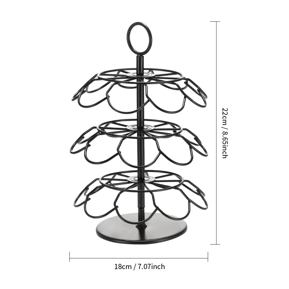 Поворотный капсула стенд практичный держатель для капсул с кофе стеллаж