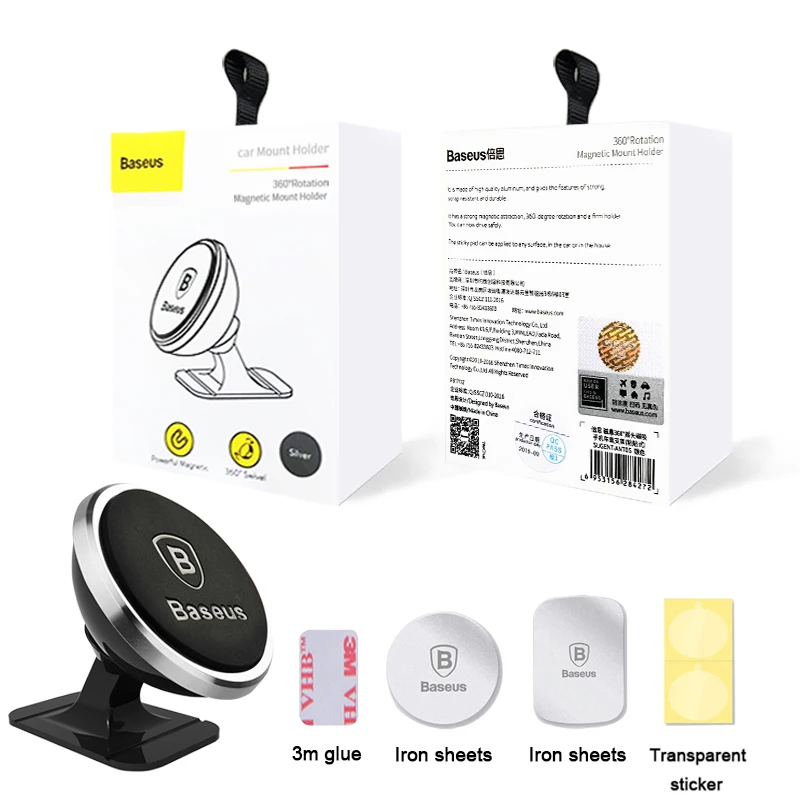 

Baseus Magnetic Car Phone Holder For iPhone Samsung Universal Magnet Mount Holder for Phone in Car Cell Mobile Smartphone Stand