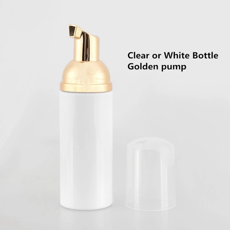 

5 Into 30Ml Transparent Plastic Empty Foam Bottle, Mini Travel Size Soap Dispenser