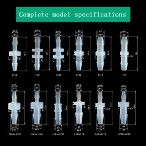 Перистальтический насос, пластиковый шланг, прямое соединение, силиконовая трубка, переходник, труба, Стыковая труба, Прозрачное ПП водонепроницаемое соединение