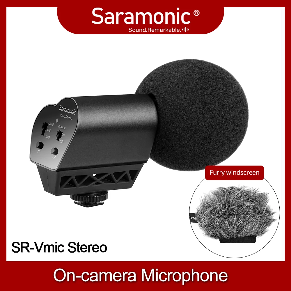 Saramonic в проведении стерео микрофон видео X-Y узор кардиоидный для цифровой