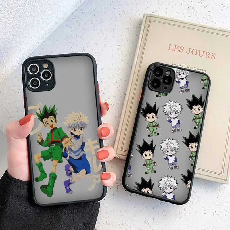 

hunter x hunter anime Phone Case matte transparent For iphone 7 8 11 12 13 plus mini x xs xr pro max cover