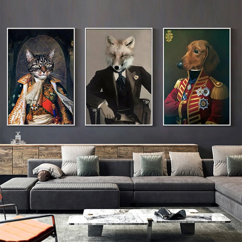 Военная форма холст настенные картины абстракция животное художественные