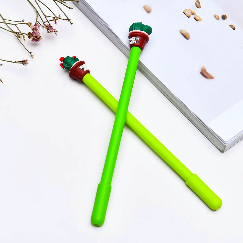 2 шт. 0 5 мм со стирающимися чернилами черные чернила для ручки кактус суккулентные