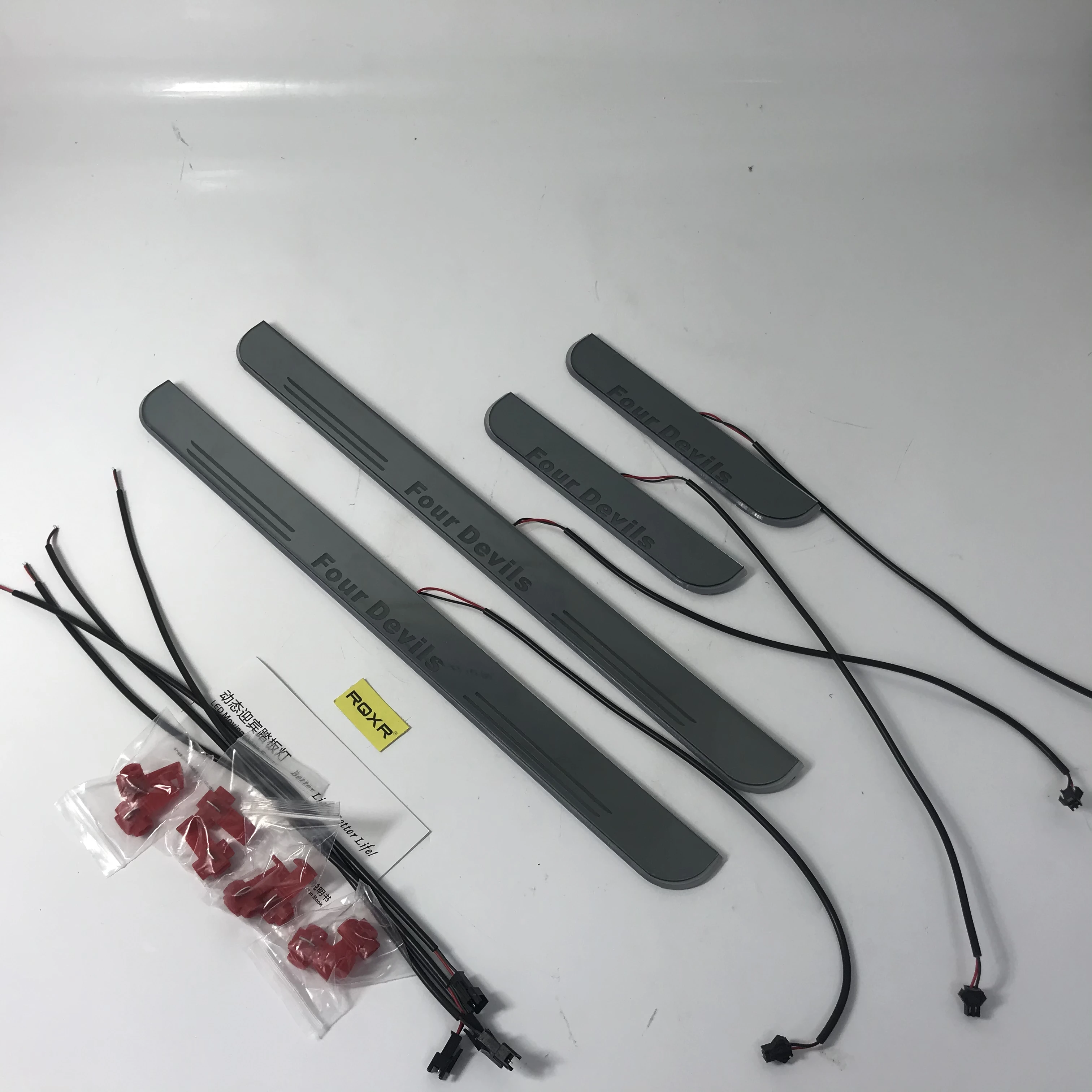

Led Moving Door Scuff for Subaru impreza Dynamic Door Sill Plate Flat Lining Overlay Flowing/still Light