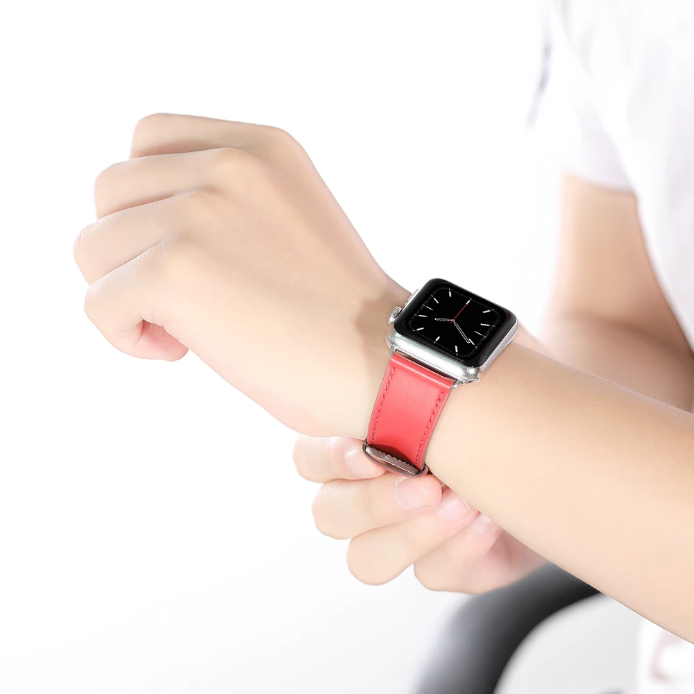 Ремешок для Apple Watch 38/40/42/44 мм из натуральной кожи | Наручные часы