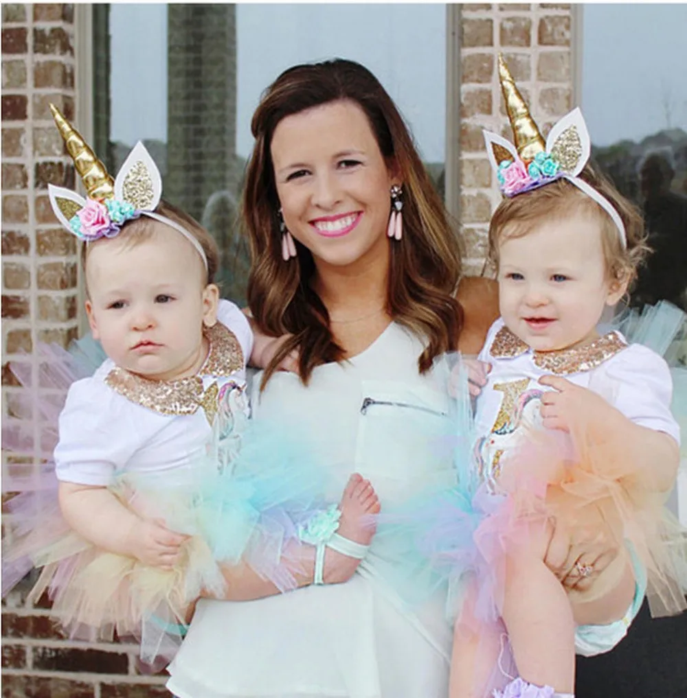 Милый цветок заколки для волос с бантом резинки девочек младшего возраста