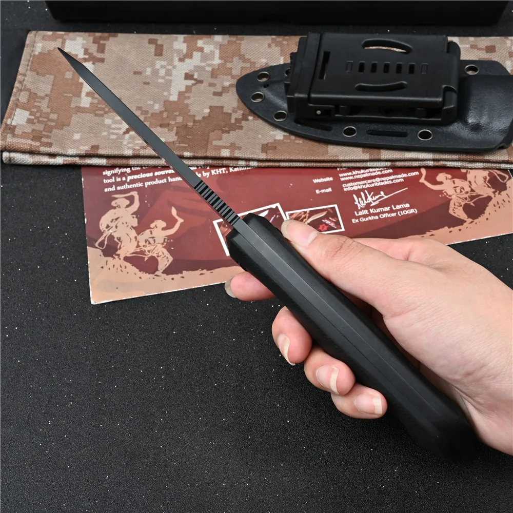 D2 стальные охотничьи ножи для выживания кемпинга с фиксированным клинком