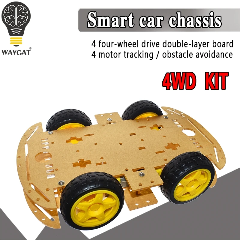 Для Arduino UNO R3 робот 4WD автомобили RC дистанционное управление L98N Робототехника