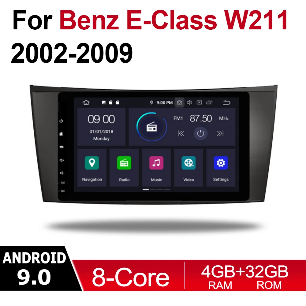

Android Car Multimedia player 2 Din WIFI GPS Navigation Autoradio For Mercedes Benz E Class W211 2002~2009 NTG touch screen WIFI