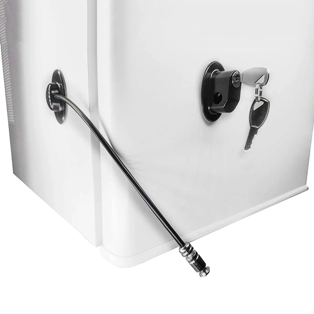 Поворотный замок цилиндр с 2 ключами для дверей и окон раздвижных из цинкового