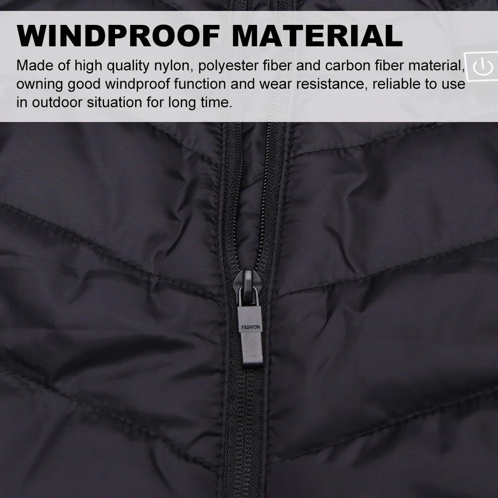 

Electric Heating Vest Can Be Washed And Insulated With Three Temperature Modes USB MenS Washable Heating Vest Charging Heating