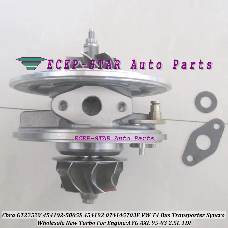 Турбокартридж CHRA GT2252V 454192 5006S 0005 0002 074145703GX V для VW T4 Transporter Syncro AVG AXL 2.5L|cartridge cap|cartridge