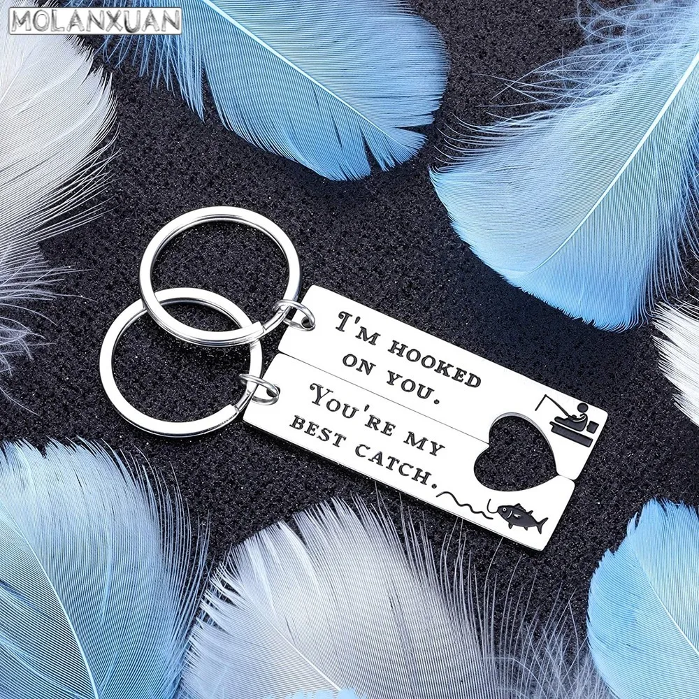 

2Pcs Key Chain Funny Valentines Gift Set of Gift for Lover Couple Boyfriend Girlfriend Husband Wife Wedding Anniversary Gift