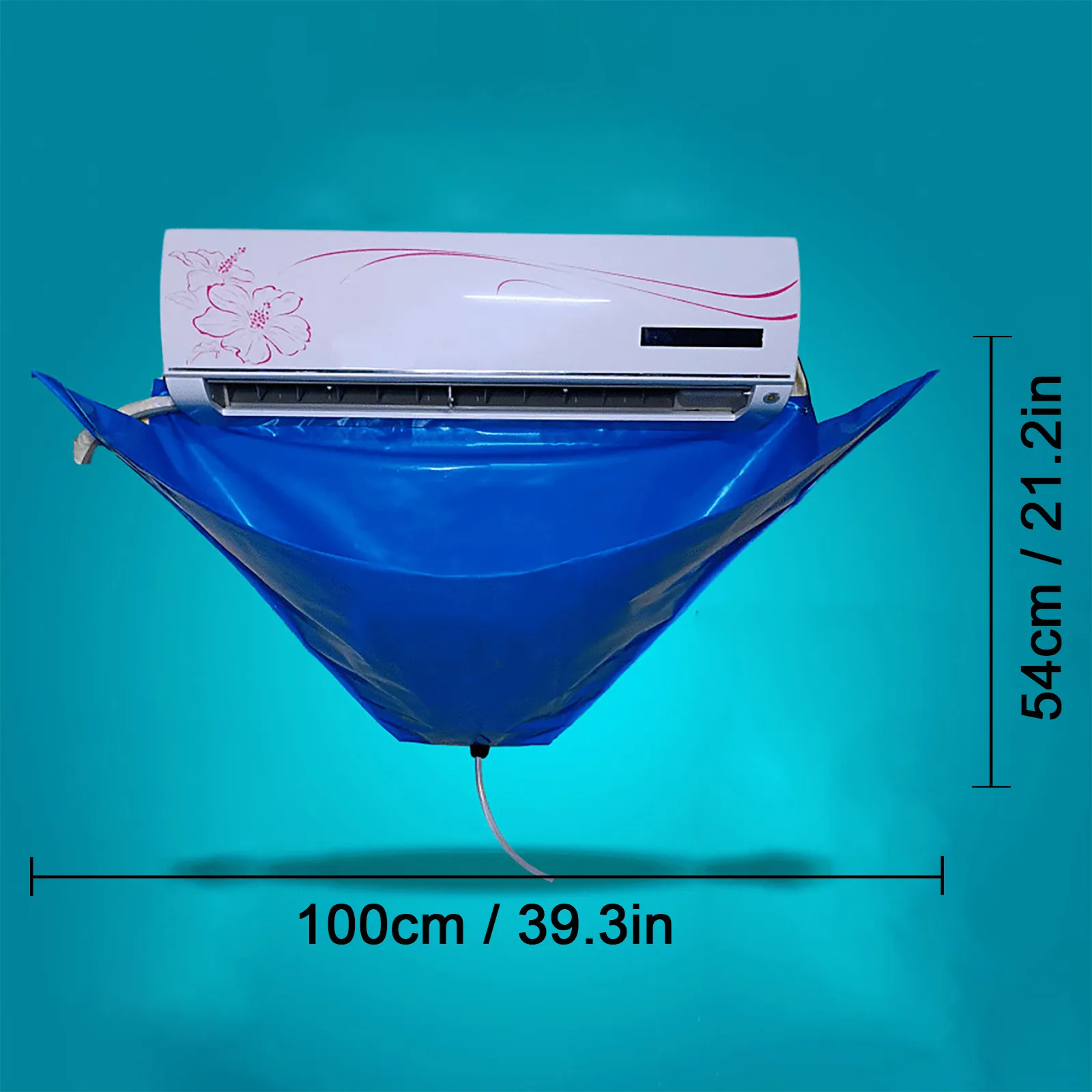 

1/2/3PCS Air Conditioner Cleaning Cover Wall Mounted Air Conditioner Cover with Pipe Waterproof Dust Protection Cleaning Cover