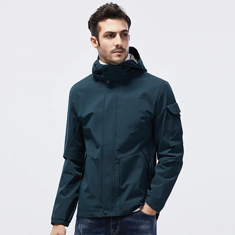 Men's autumn thin windproof coat in large size charge suit mens winter jacket outdoor clothing men Quick Dry Windproof coat men