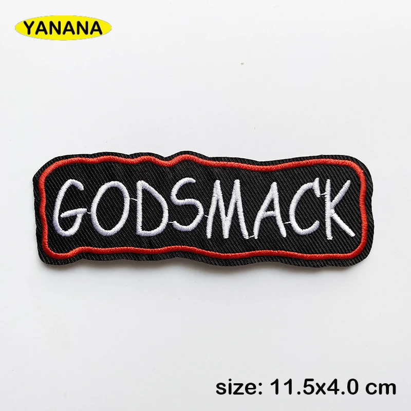 

rock Patches for Clothing DIY Stripes Written Words Sticker Clothes Stickers Apparel Garment Accessorie