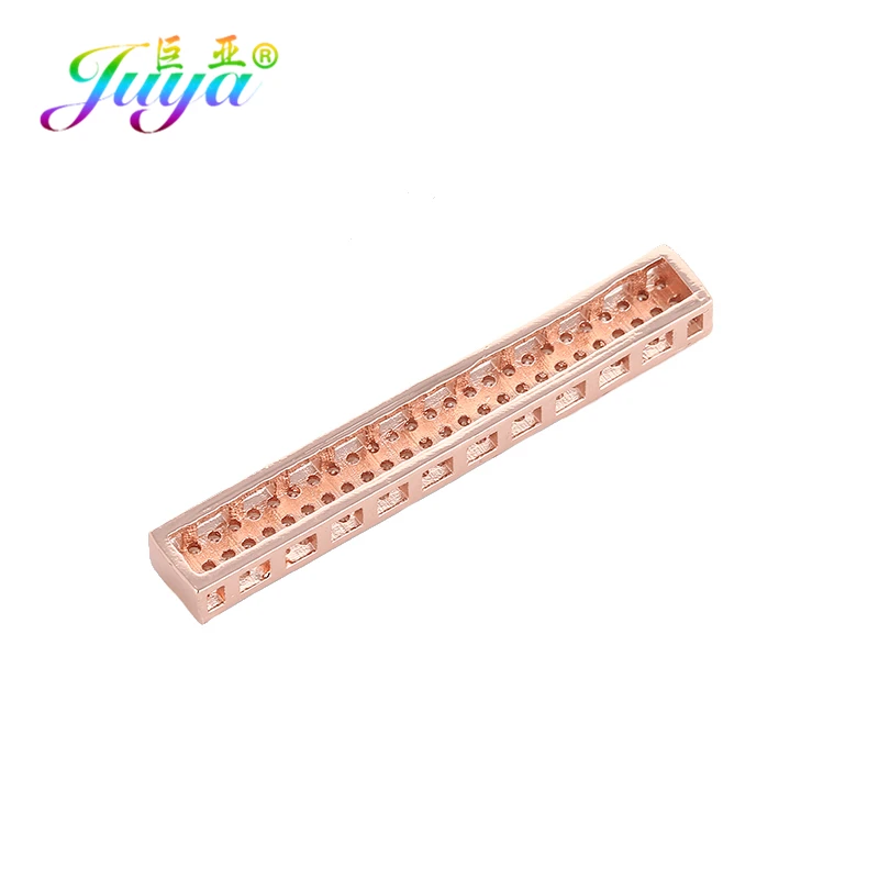 Juya DIY Ювелирные изделия из жемчуга компоненты несколько рядов металлический разделитель спейсер баров для натуральных камней Жемчуг Бисероплетение ювелирных изделий