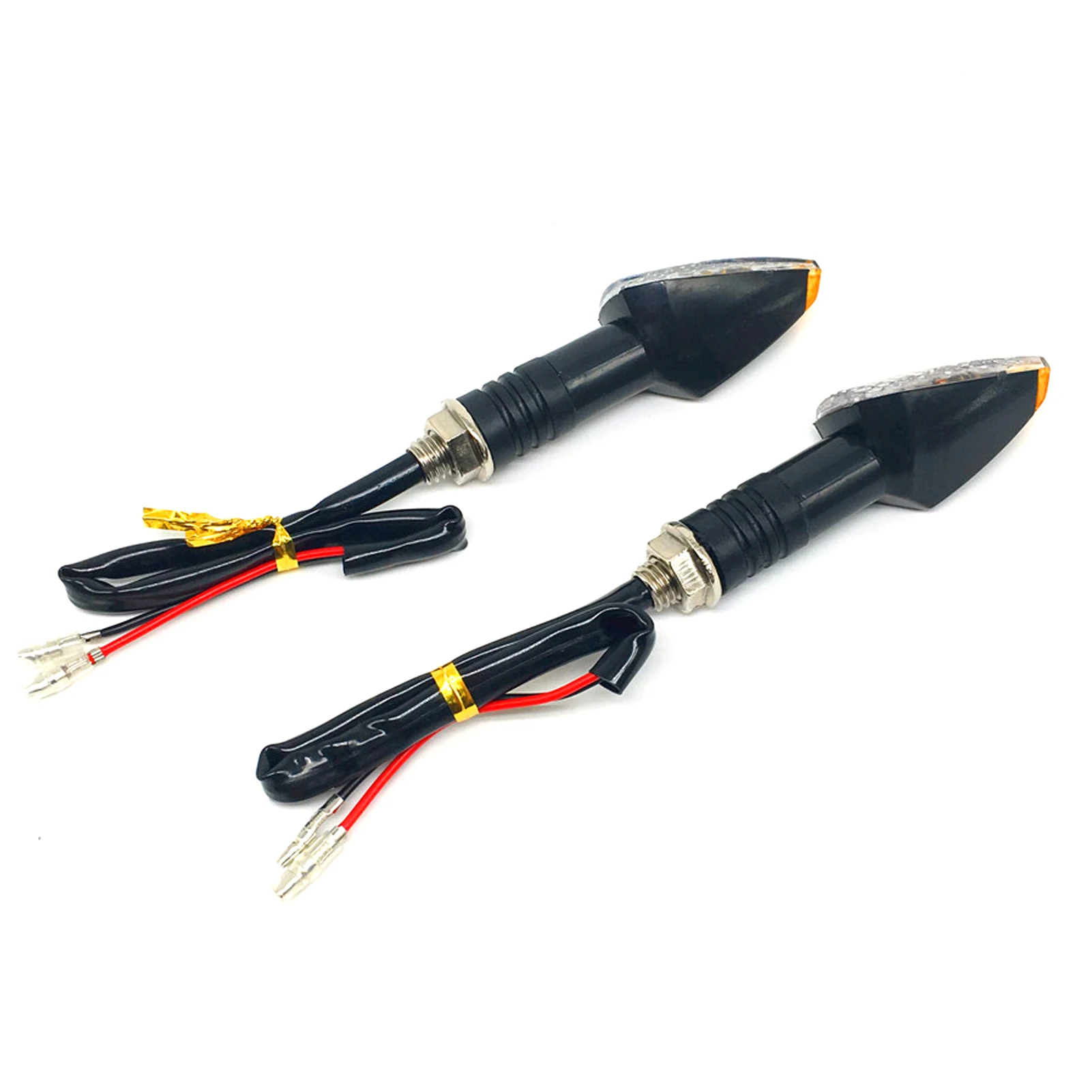 12V мотоциклов поворотник Индикаторы Янтарный светодиодный шоры светильник s