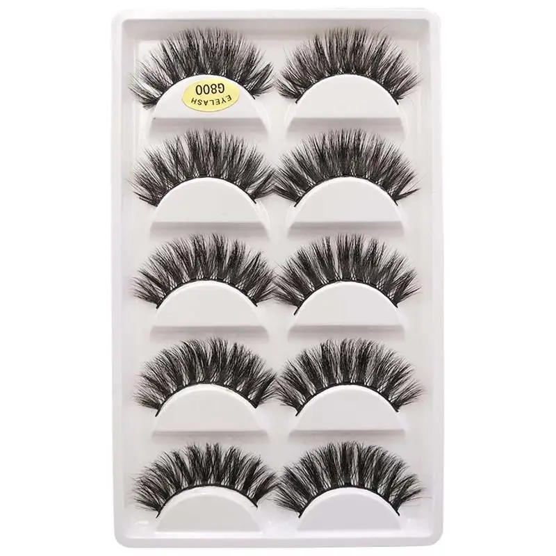 

Makeup Eyelashes 3D Mink Lashes Fluffy Soft Wispy Volume False Long Reusable Eyelashes Handmade Eyelash Cross Lashes Eye Na N3Z5