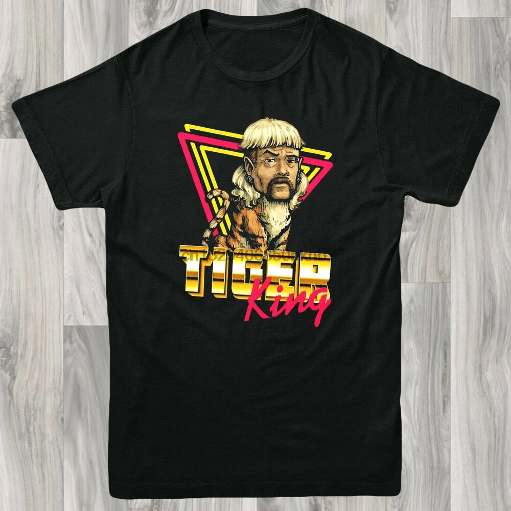 Экзотическая Мужская футболка Tiger King Joe женская забавная Ретро с изображением