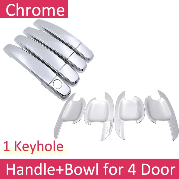 Handle BigBowl 4Door Для Chevrolet Модель Holden Trax трекер 2013~ хромированная дверная ручка крышка наклейки на автомобиль отделка Набор - Название цвета: Handle BigBowl 4Door