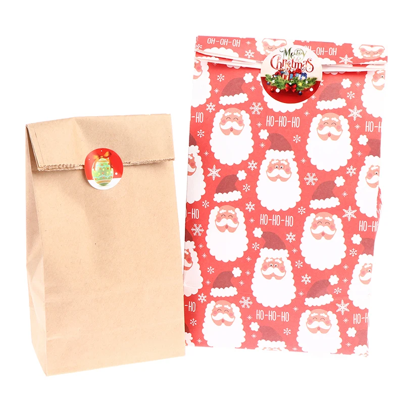 

500Pcs/roll Christmas Stickers Gift Card Party Package Sealing Label Stickers