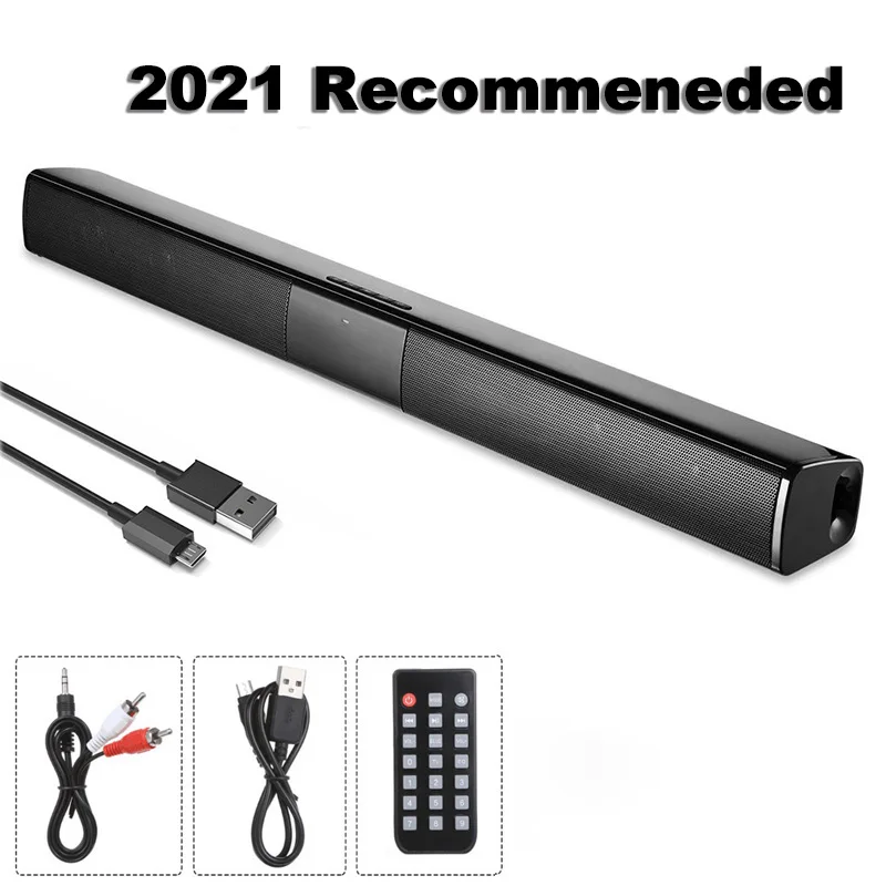 

20W TV Sound Bar Wired and Wireless Bluetooth Home Surround SoundBar for PC Theater Speaker