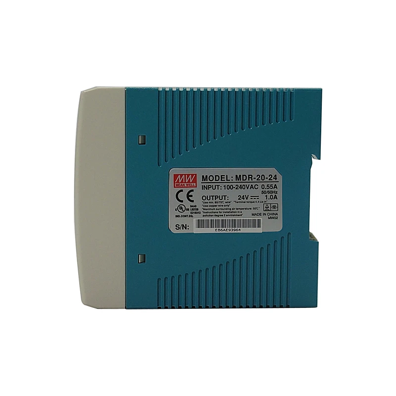 Источник питания постоянного тока мощность MDR-10 MDR-20 MS-150-12 MDR-20-24 24 В 1 А