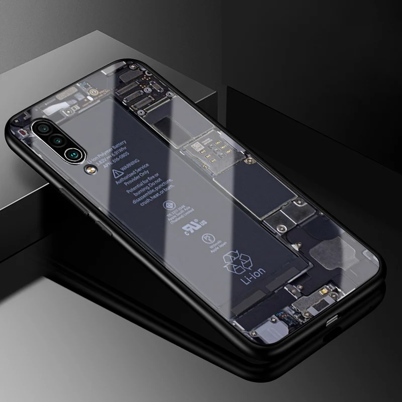 Для Meizu 16S 16xs чехол стекло для ПК чехол для телефона черный ТПУ бампер чехол для Meizu 16XS 16S 16th Plus чехол для Meizu 16s 16 th X Чехол