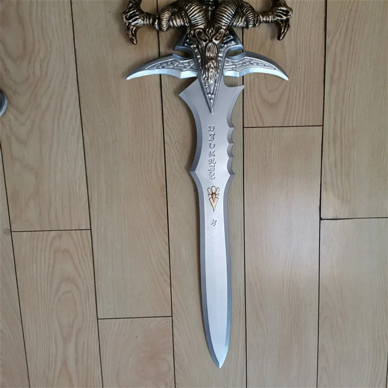 Косплей World of Warcraft Frostmourne меч овчины реквизит оружие овечья голова ролевые игры
