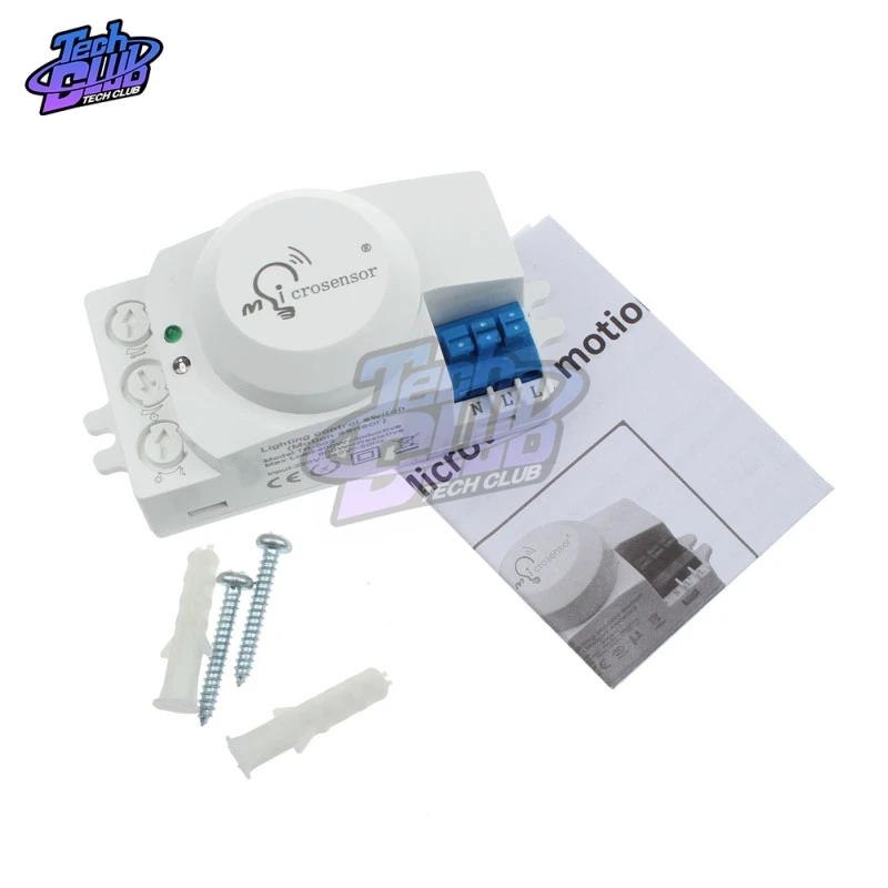 Светодиодный датчик движения детектор 5 8 ГГц для микроволновки 360 градусов |