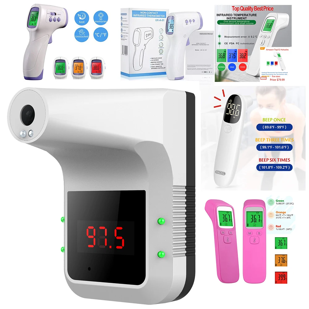 Цифровой инфракрасный термометр K3 бесконтактный электронный лазерный прибор