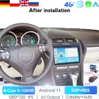 Автомагнитола 2 Din, 6 ГБ ОЗУ, 128 Гб ПЗУ, HD IPS AM FM, для Mercedes-Benz SLK-Class SLK Class R171 2004-2011, с навигацией