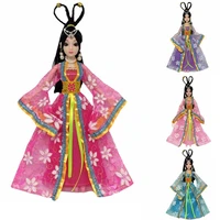 cosplay 16 bjd doll accessory traditional chinese ancient fairy beauty dress for barbie clothes princess party gown kid diy toy