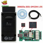 Действительно 200603a 2021 OPCOM 1,95 PIC18F458 FTDI FT232RQ чип для диагностического сканера автомобиля Opel OP-COM V2021 для автомобилей до 2021 г.