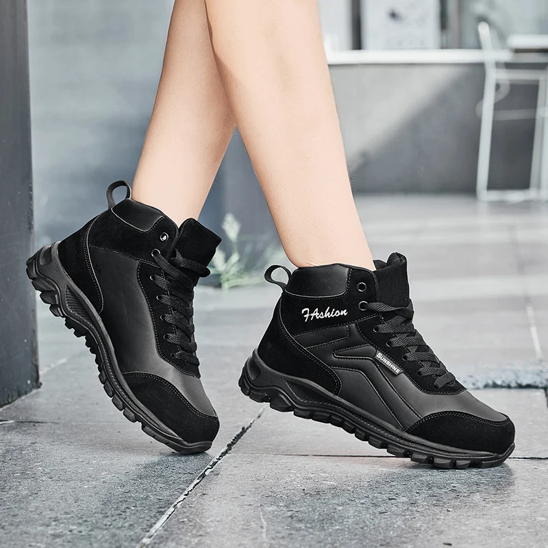 Fashion Women Sneakers Comfortable Breathable PU Walking Shoes Lace Up Casual Shoes