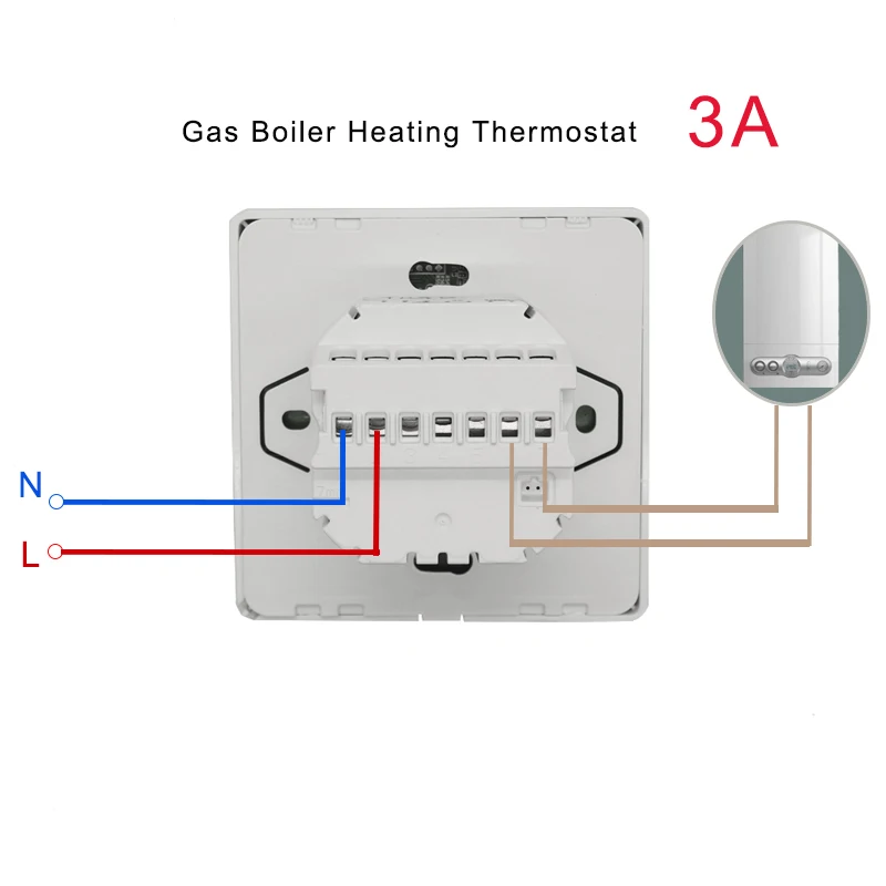 

Beok Gas Boiler Controller Wifi Thermostat Tuya Smart Room Heating Temperature Regulator Remote Control Programmable TR33
