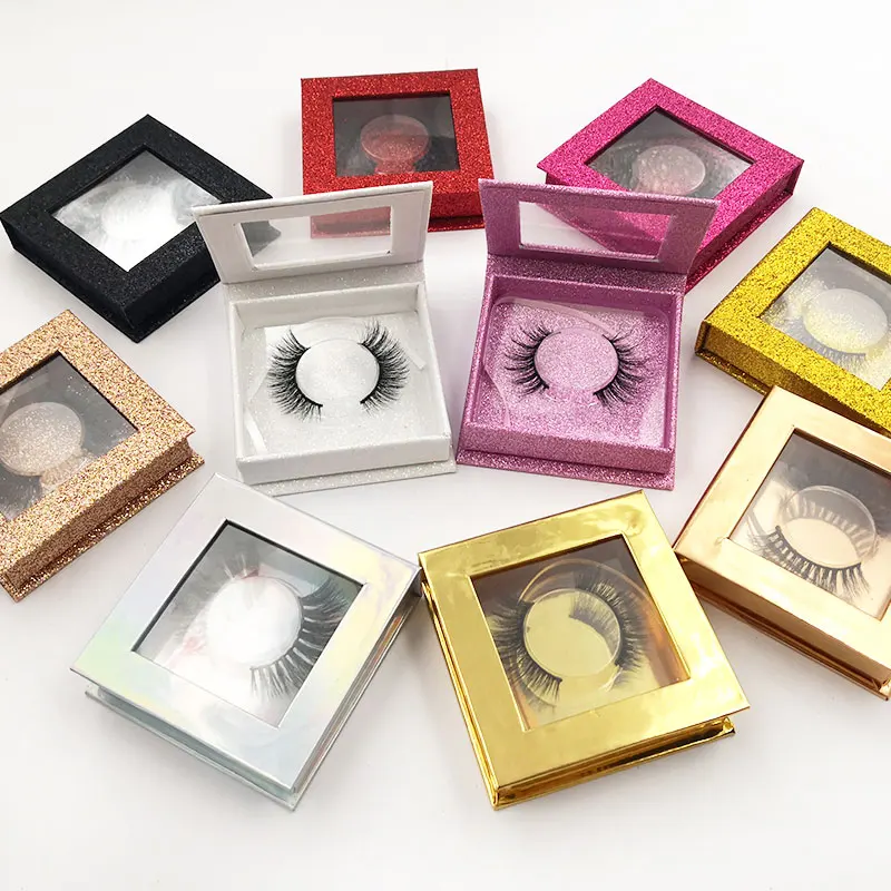 Iflovedekd естественные длинные норковые ресницы ручной работы 3d коробки упаковки