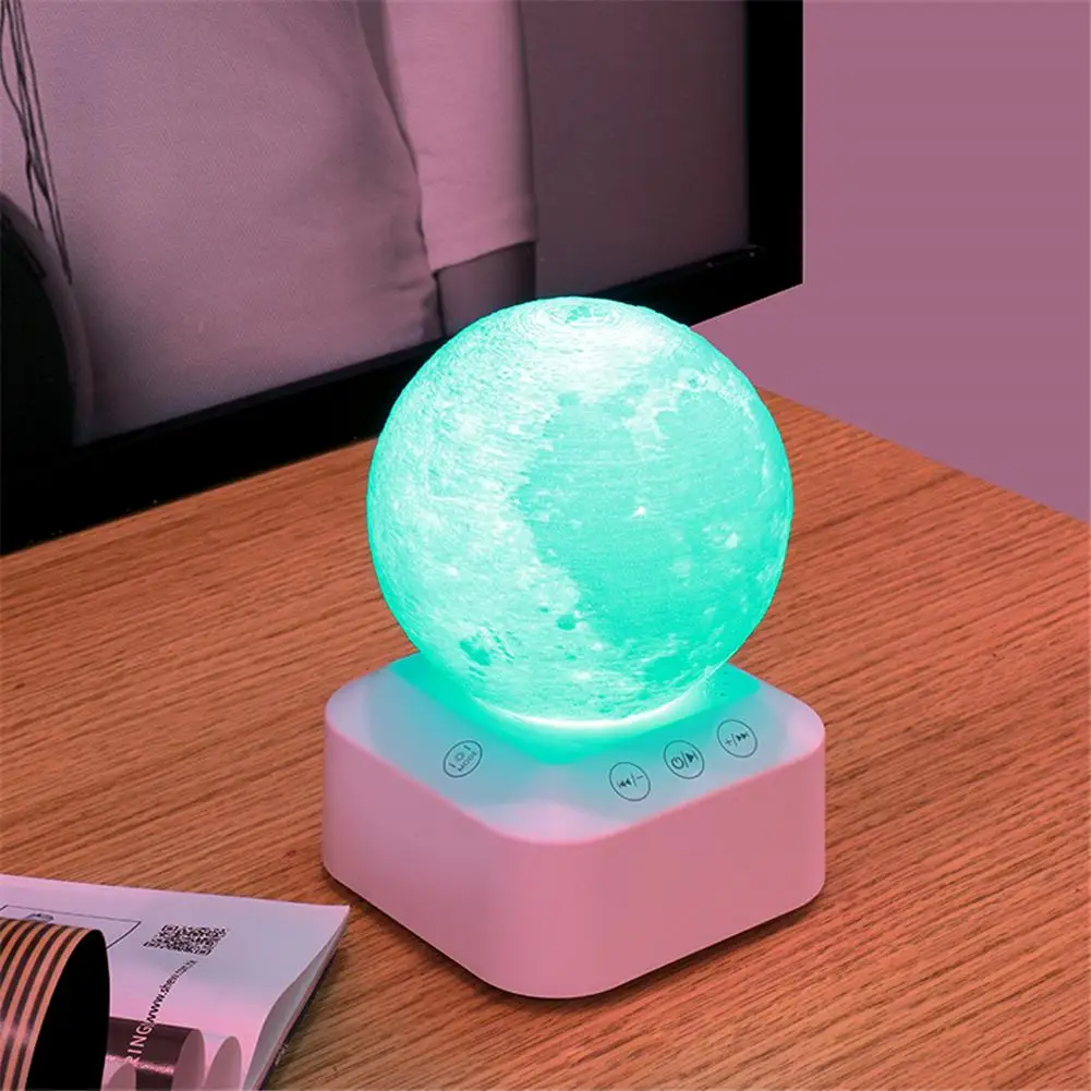 Прямая поставка перезаряжаемый светодиодный ночник лампа в виде Луны с 3D