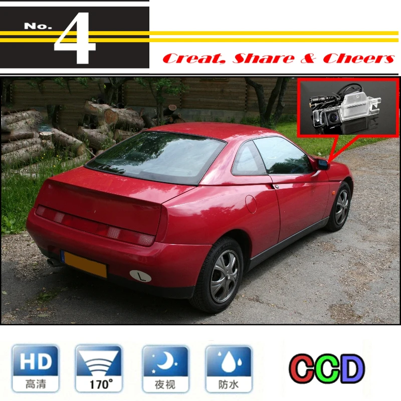 For Alfa Romeo GTV / Spider AR Car Camera High Quality Rear View Waterproof Back Up PAL NTSC To Tuning | CCD + RCA Автомобили и
