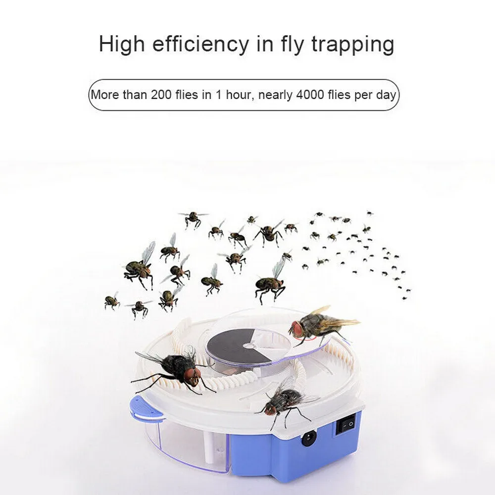 

USB Flytrap Pest Catcher Killer Insect Traps Fly Trap Electric Automatic Electric Fly Trap Device with Trapping