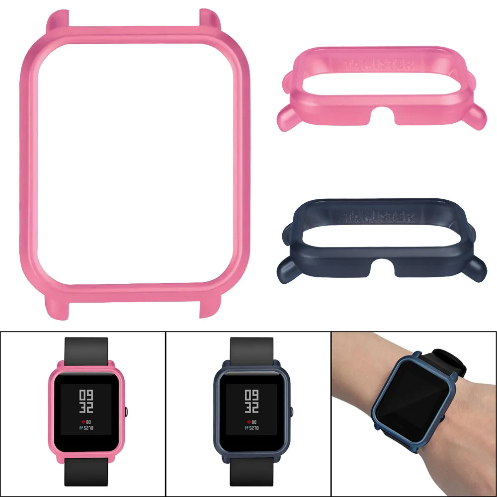 Защитный чехол для смарт часов цветной из поликарбоната защитный Xiaomi Huami Amazfit Bip