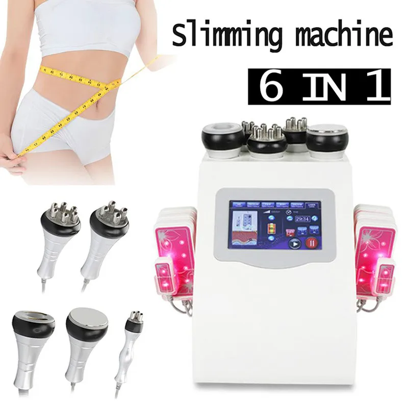 

40K Ultrasonic Liposuction Cavitation 8 Pads LLLT Lipo Laser Slimming Machine Vacuum Skin Care Salon Spa Equipment