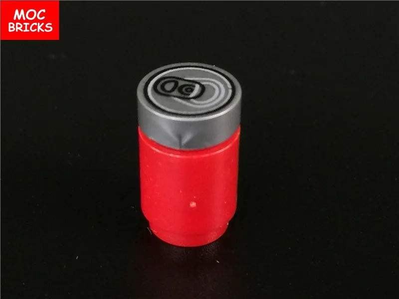 10 шт./лот DIY Круглый Кирпич 1x1 &amp плитка круглая с содовой поп Can шаблон подходит