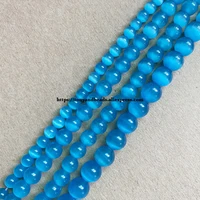 2lots more 10 off natural moon stone blue zircon cat eye 15 round loose beads 4 6 8 10 12mm pick size for jewelry making diy