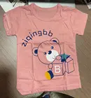 Летняя футболка для маленьких мальчиков и девочек, детские топы с мультяшными животными и пончиками для девочек, детская блузка с короткими рукавами, футболки для малышей Детская одежда